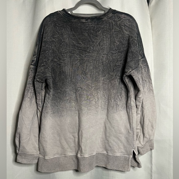 M. Rena Grey Ombré Oversized Pullover Sweater Small - Picture 2 of 9